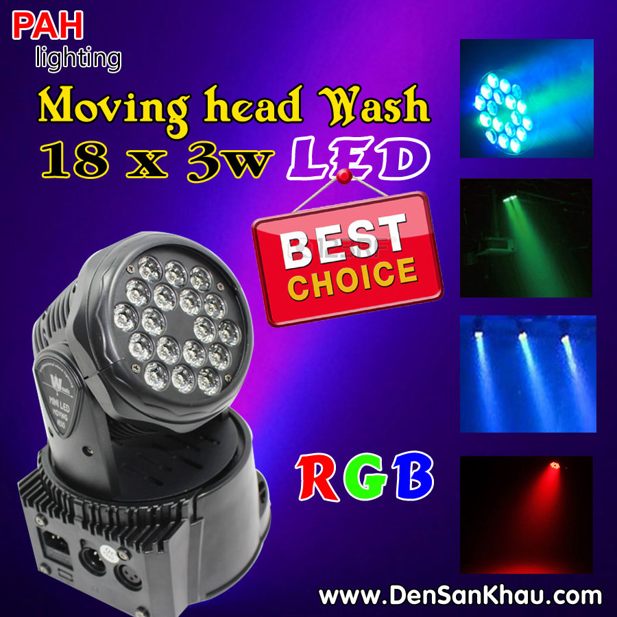 Moving head beam TINY 18 x 3w