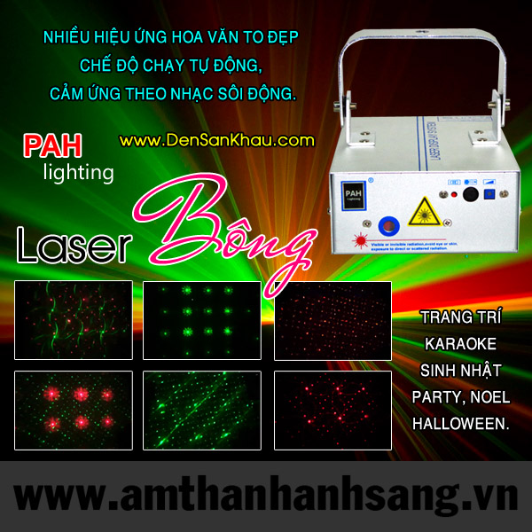 Máy chiếu laser bông
