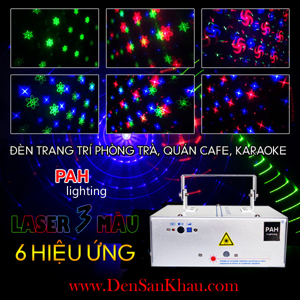 Máy chiếu Laser 3 màu 6 hiệu ứng