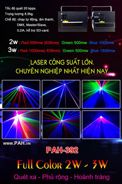 Laser 2w - 3w full color