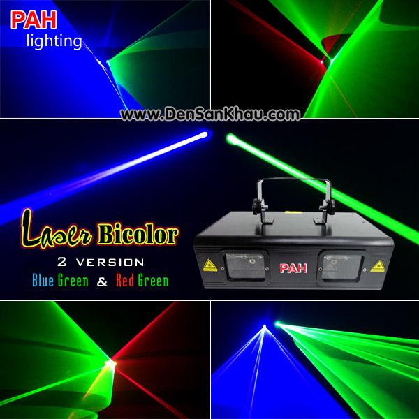 Đèn laser Bicolor Red Green
